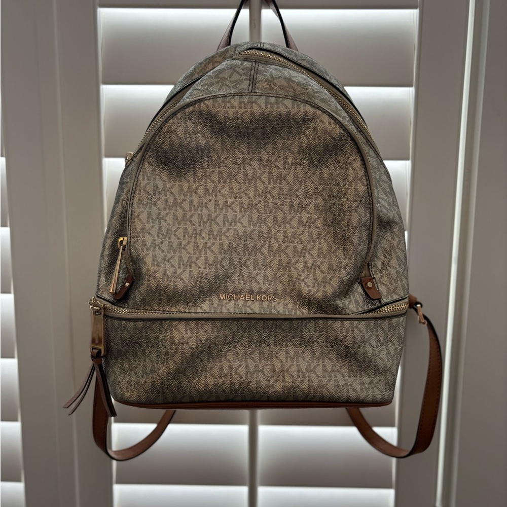 Michael Kors Brown Backpack